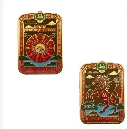 Year of the Fire Horse Geocoin