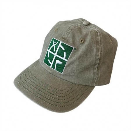 Geocaching Logo Patch Cap- Khaki